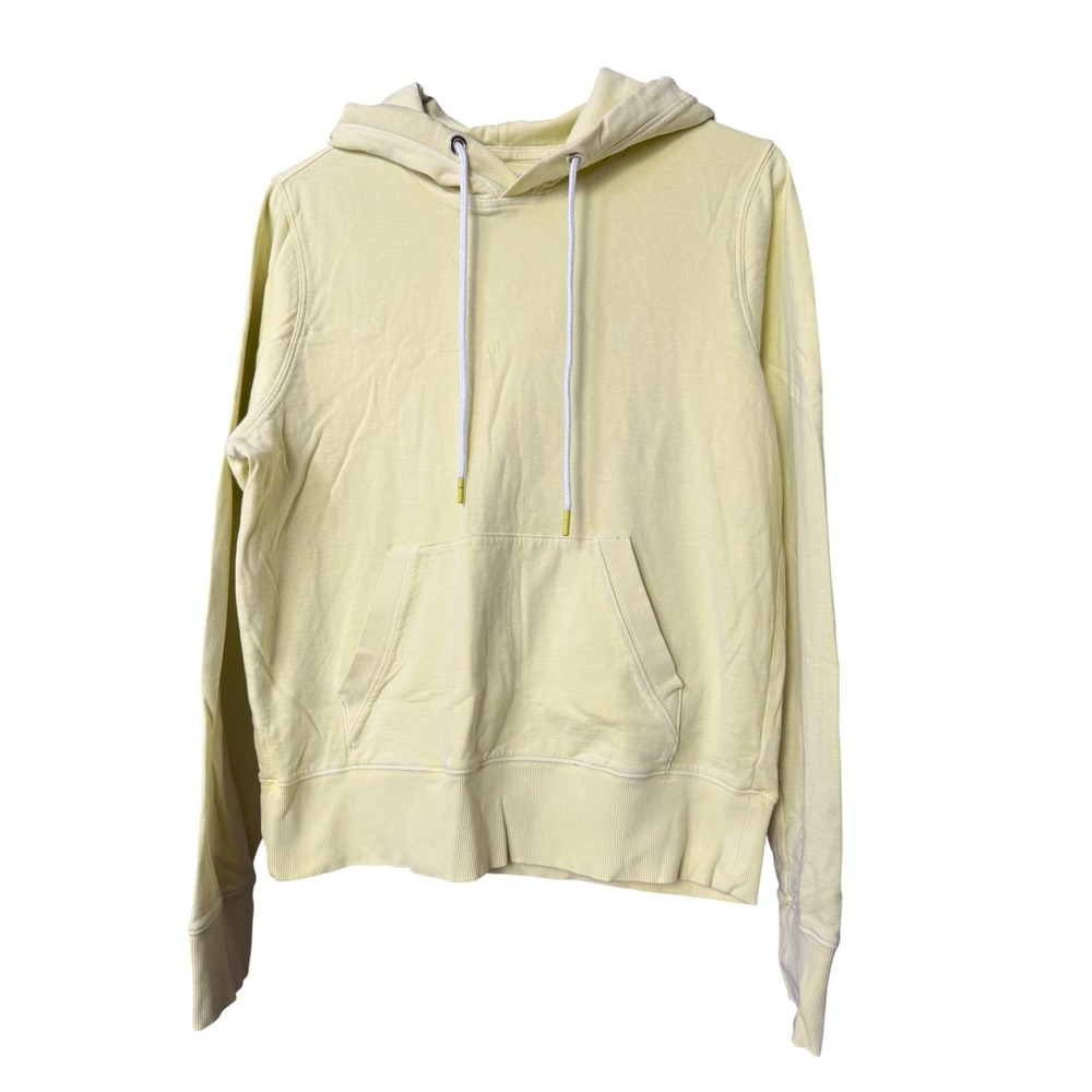 Athleta Sundown Hoodie Sweatshirt Pastel Yellow Size MT